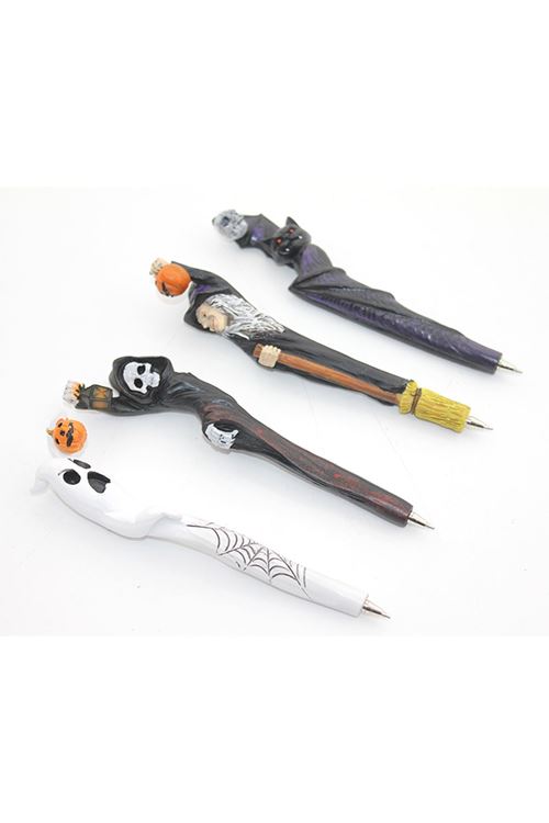 Polyester Tükenmez Kalem Cadılar Bayramı Temalı