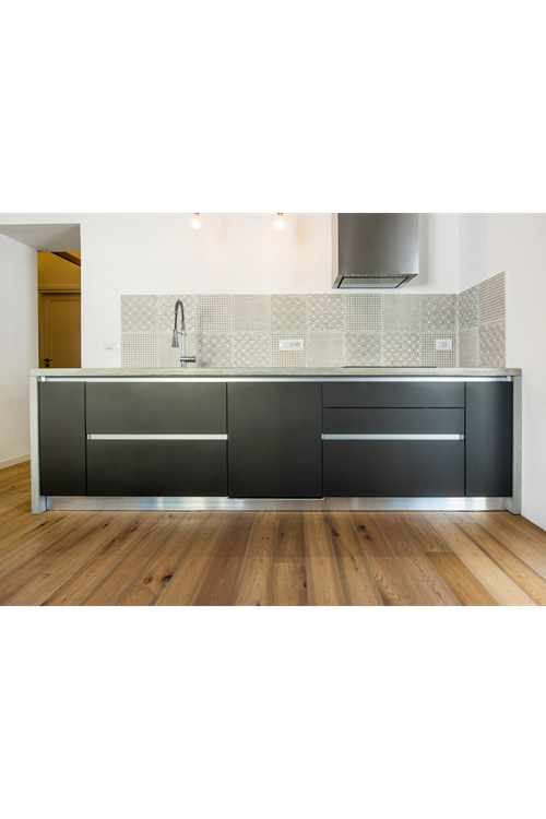 DecoHandy 30x30 cm Kendinden Yapışkanlı  Pvc Karo Mutfak Arası 4 Lü Karışık model  0,36m2