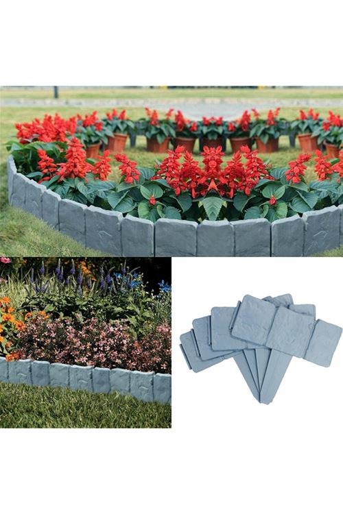 Taş Görünümlü Bahçe Çiti