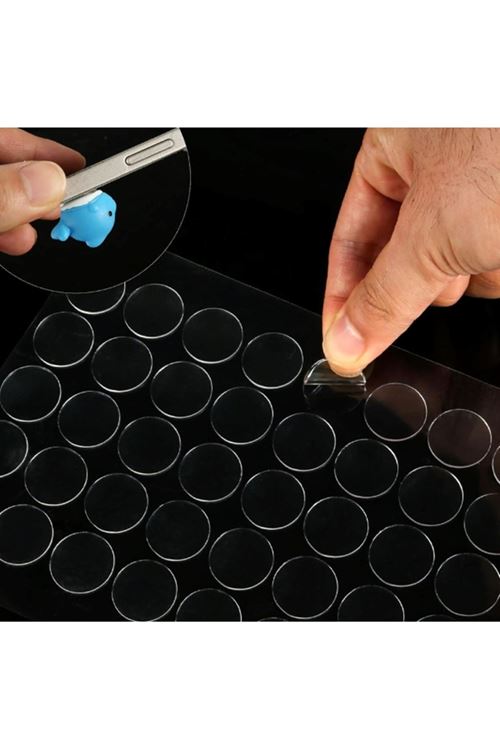 Çift Taraflı Yuvarlak Montaj Macunu 42 Adet