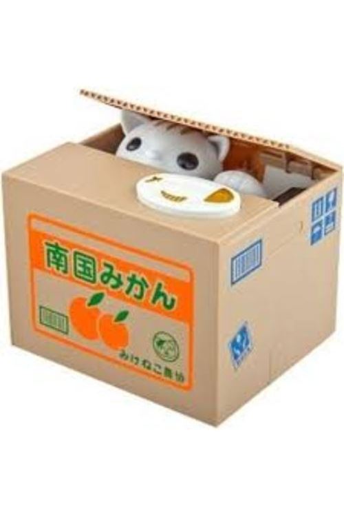 Hareketli Para Çalan Kedi Kumbara