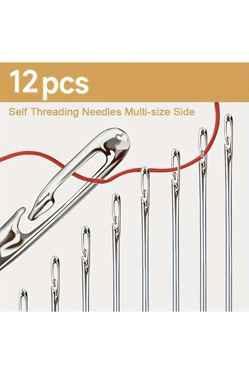 Kolay İplik Geçirilen İğne Seti 12 Adet