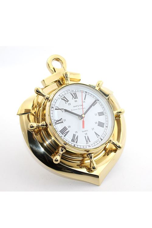 Pirinç Çapa Tasarımlı Dümenli Saat