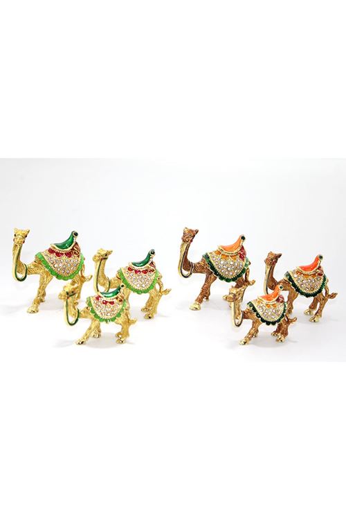  Taşlı 3'lü Deve Figürü Model 2