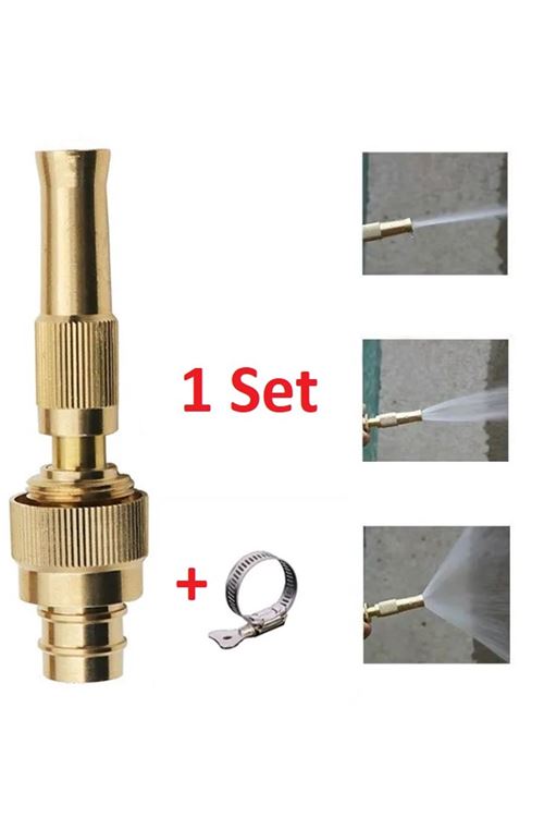 AYARLANABILIR BASINÇLI HORTUM BAŞLIĞI GOLD