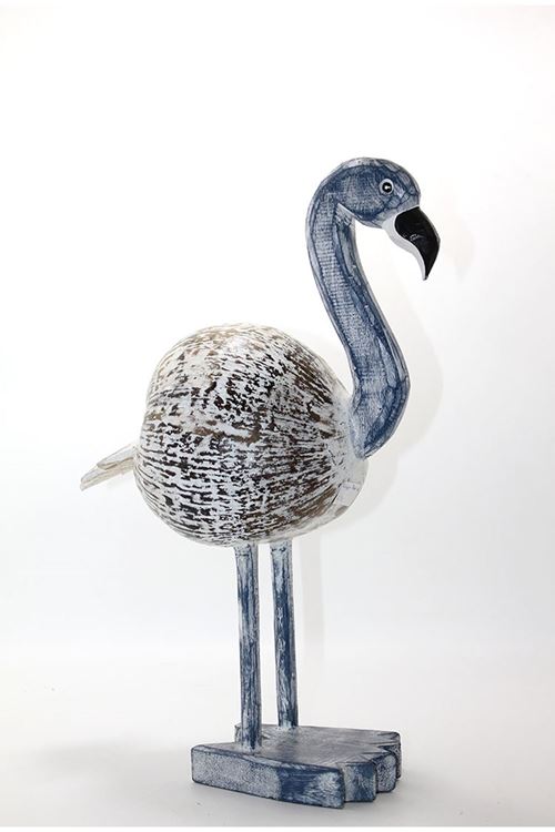Ahşap Flamingo Figürü