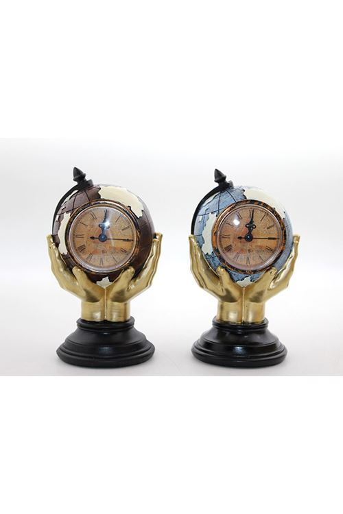 Polyester Saatli Dünya Küre Model 1