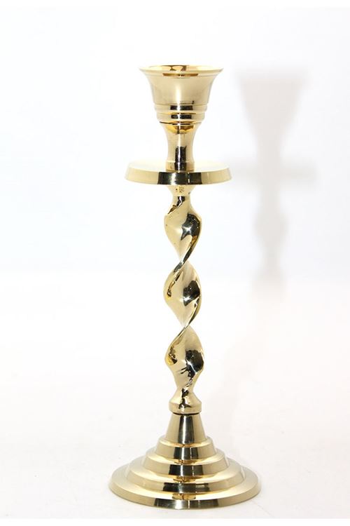 Tekli Pirinç Şamdan Model 2