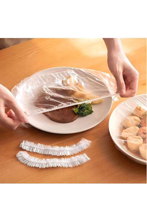 Lastikli Tencere Ve Tabak Bonesi 100 Adet (22cm)