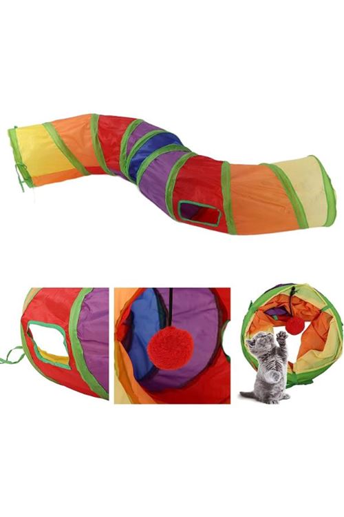 Kedi Oyun Tüneli 117 cm