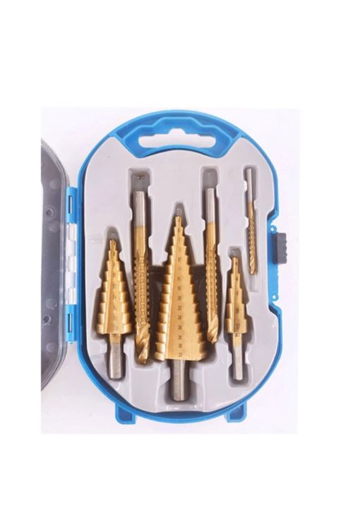 6 Parça Kademeli Matkap Ucu Seti