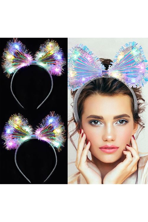 Fiyonk Gece Tacı Fiber Işıklı Ledli