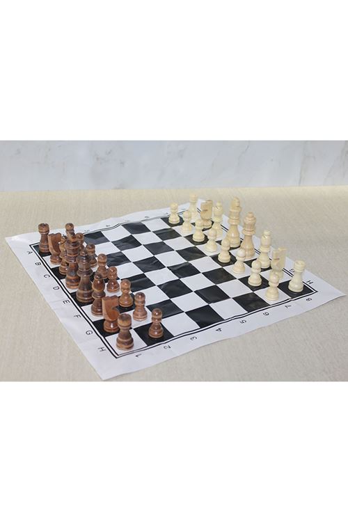 Ahşap Satranç Taşı 9 Cm