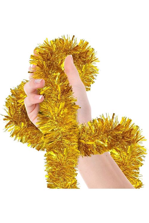 Simli Parti Süsü 2 Metre Gold