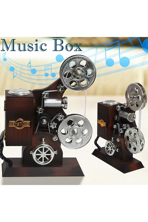 Film Makinesi Tasarımlı Müzik Kutusu