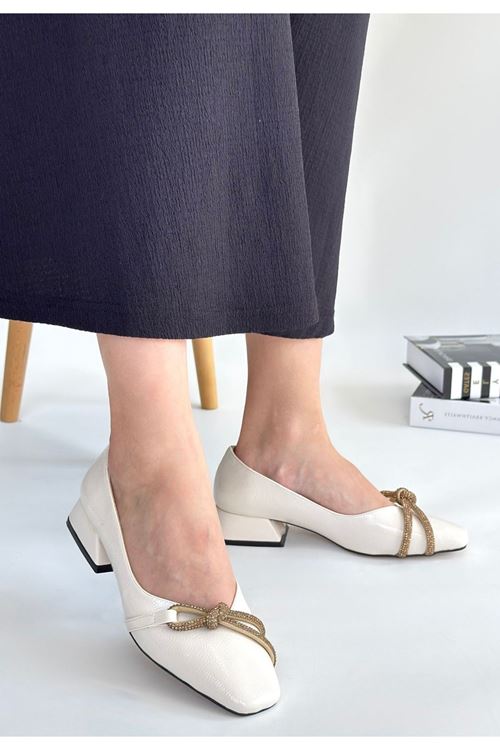 Estay Ten Rugan Topuklu Ayakkabı