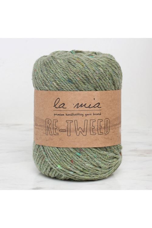 La Mia Re-Tweed Yeşil Melanj El Örgü İpi - L173 - 34415