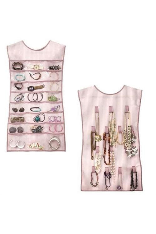 BUFFER® Elbise Şeklinde Takı Düzenleyici İki Taraflı Mücevherler Ve Takılar İçin Takı Organizer