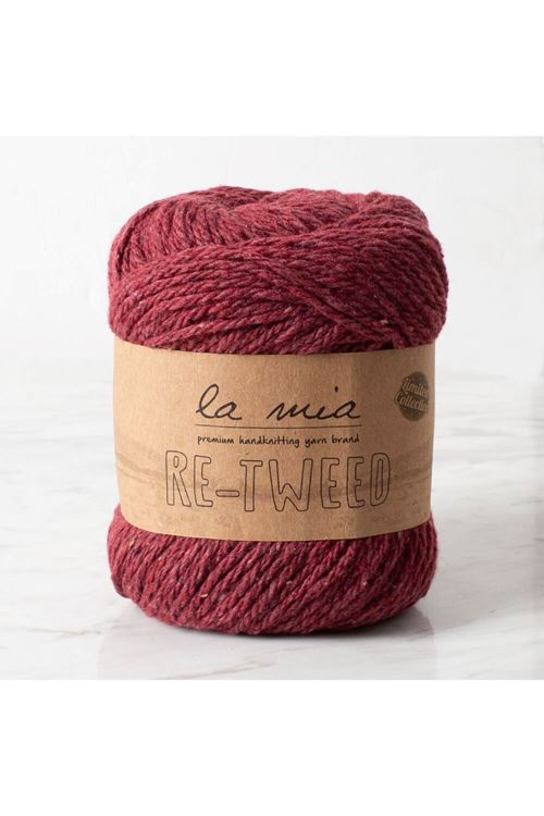 La Mia Re-Tweed Bordo Melanj El Örgü İpi - L189 - 34402