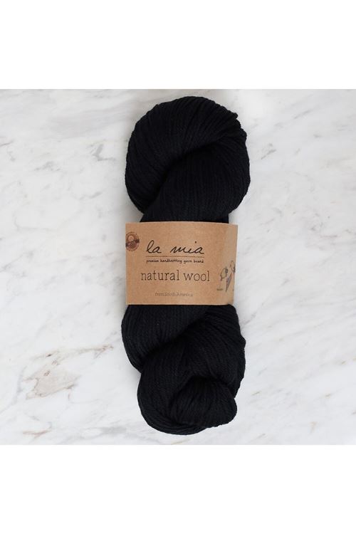 La Mia Natural Wool Siyah El Örgü İpi - L815 - 34398