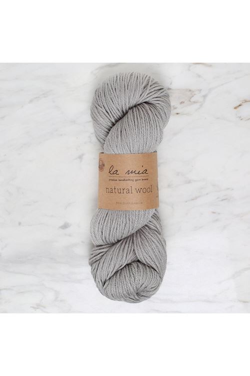 La Mia Natural Wool Gri El Örgü İpi - L946 - 34396