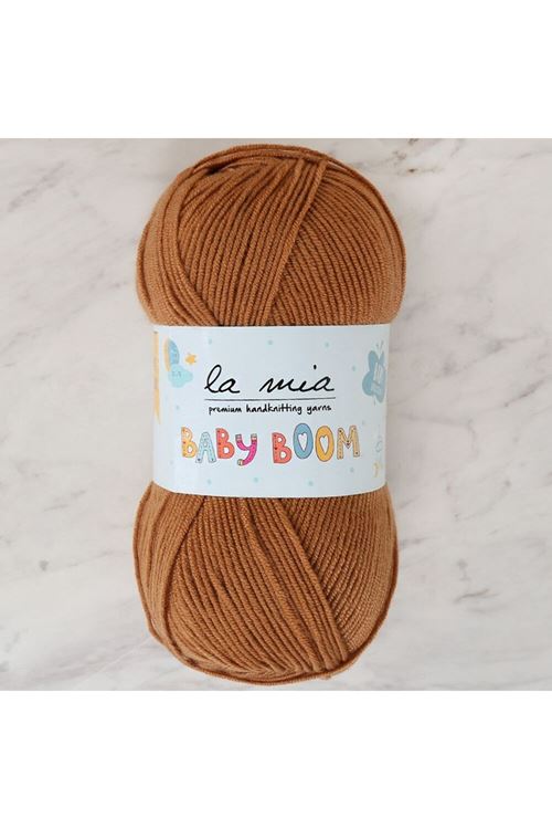 La Mia Baby Boom Kahverengi El Örgü İpi - 885 - 34459