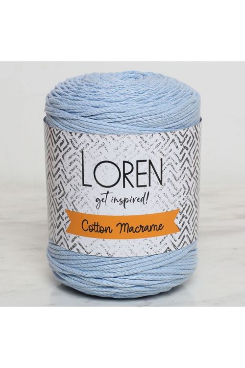 Loren Cotton Macrame Bebe Mavi - R051 - 34375