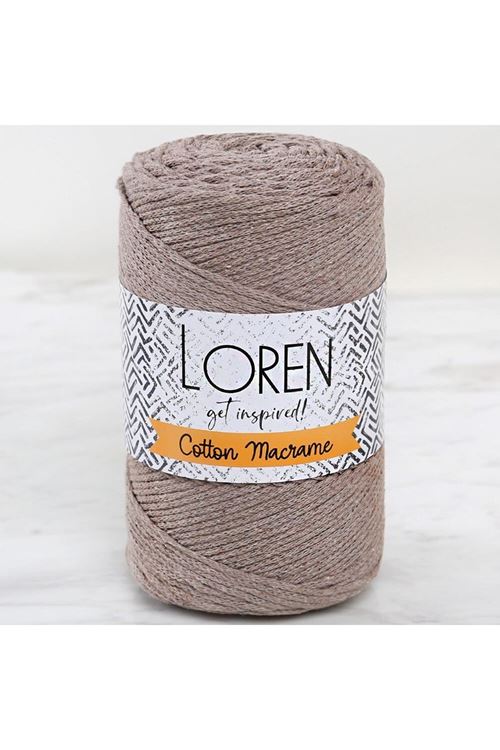 Loren Cotton Macrame Bej - R143 - 34365