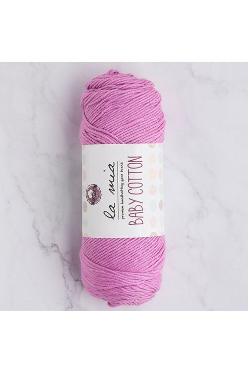 La Mia Baby Cotton Lila El Örgü İpi - L048 - 33638