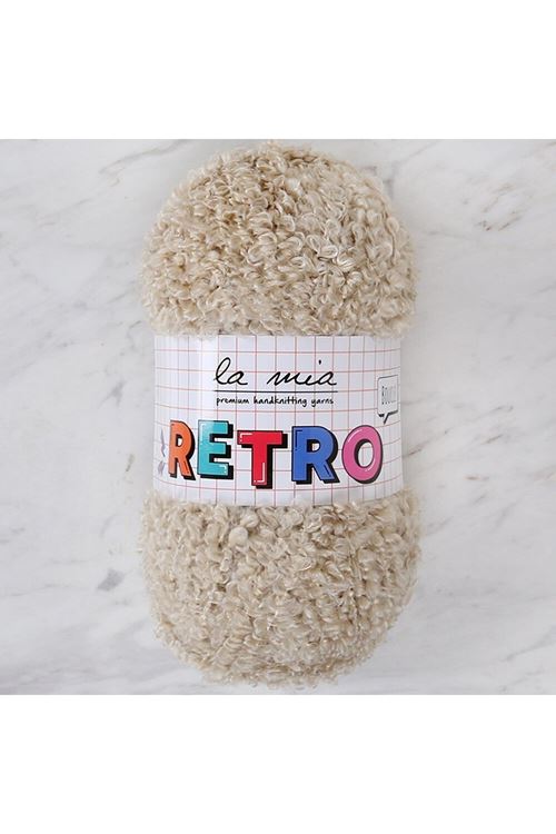 La Mia RETRO Bej El Örgü İpi - LM1013