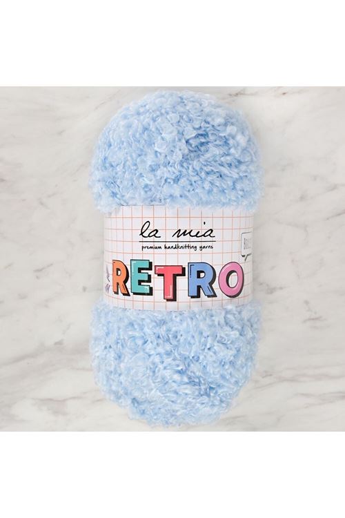 La Mia RETRO Bebe Mavi El Örgü İpi - LM0513