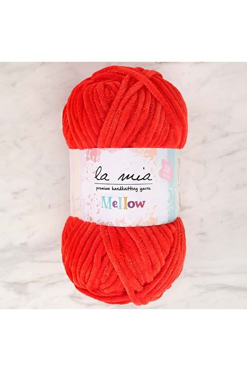 La Mia Mellow Kırmızı El Örgü İpi - 911