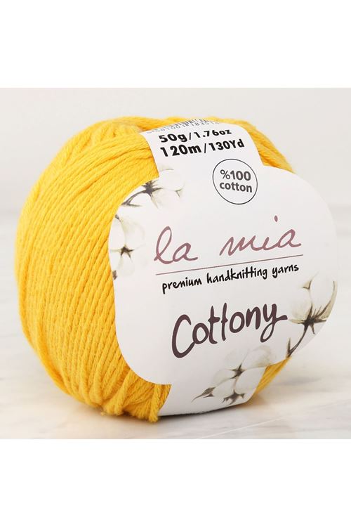 La Mia Cottony Hardal Sarı Bebek El Örgü İpi - P18-L018 - 33559