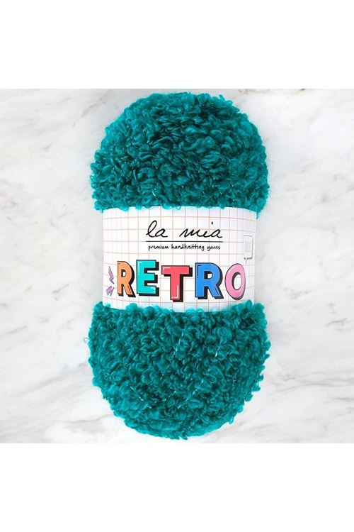 La Mia RETRO Petrol Yeşil El Örgü İpi - LM0820