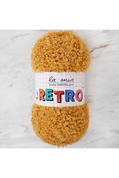 La Mia RETRO Hardal Sarısı El Örgü İpi - LM2012