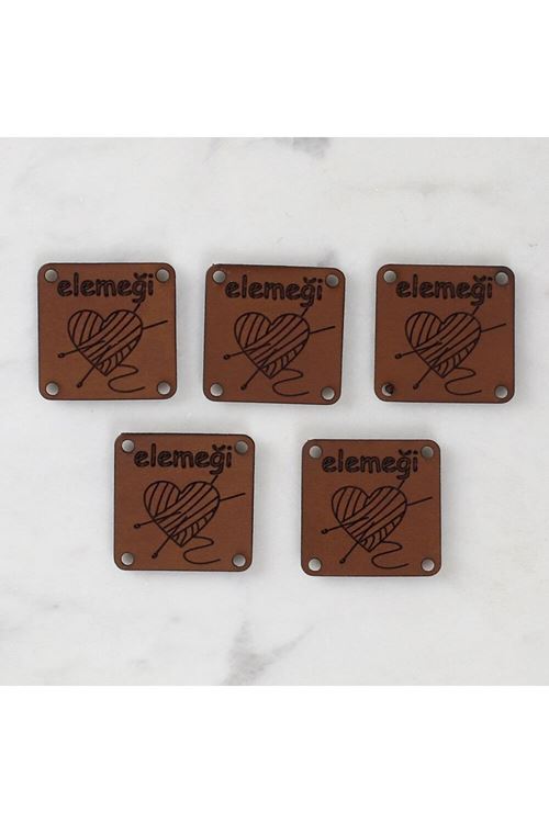 Loren Crafts Elemeği Deri Arma 5 Adet - 1566