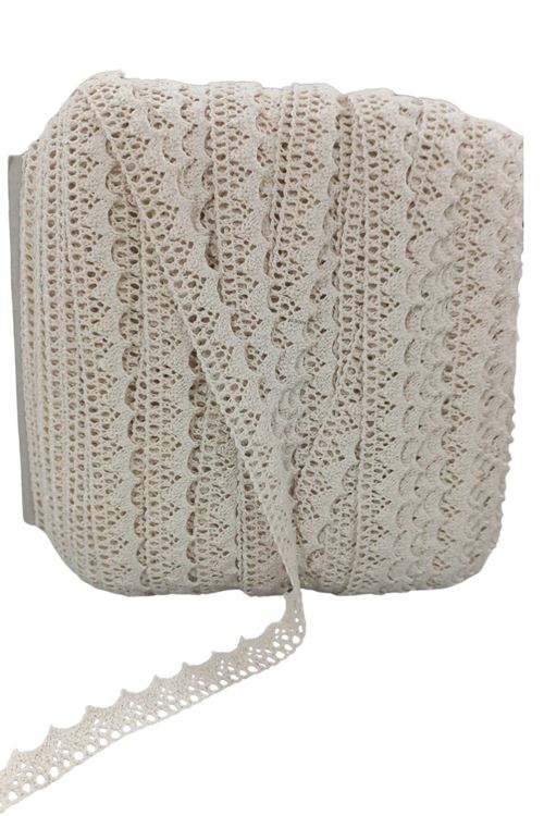 Kopanaki Dantel en 1,5 cm Krem 1 Metre