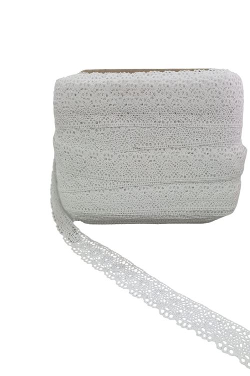 Kopanaki Dantel en 4 cm Beyaz 10 Metre
