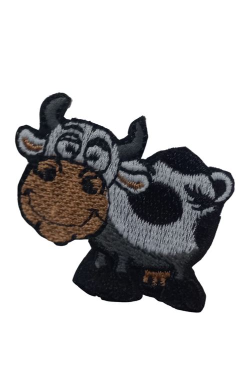 Aplike Ütü İle Yapışan İnek Arma 4x4 cm