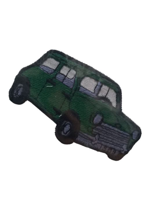 Aplike Ütü İle Yapışan Araba Yeşil 1969 Arma 3x4 cm