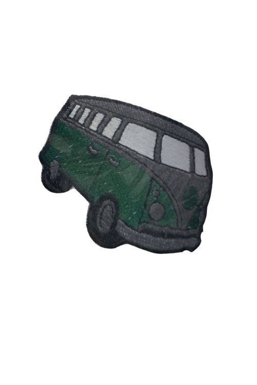 Aplike Ütü İle Yapışan Otobüs Yeşil Arma 14x2,5 cm