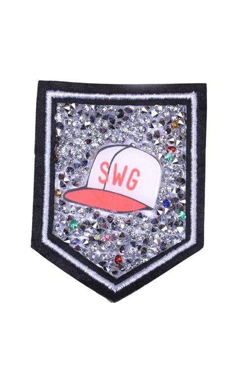 Aplike Ütü İle Yapışan Taşlı Şapka Arma 5x5 cm