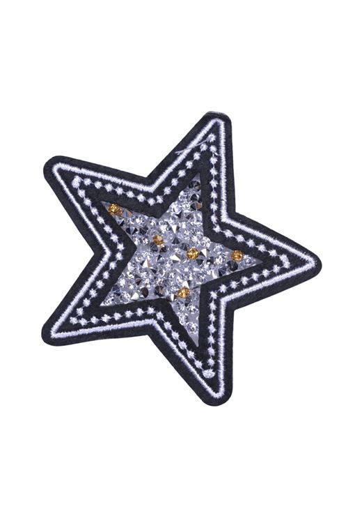Aplike Ütü İle Yapışan Taşlı Yıldız Arma 5 cm