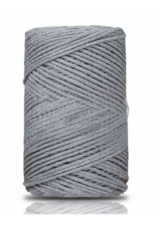 Pamuk Makrome 2 mm Gri