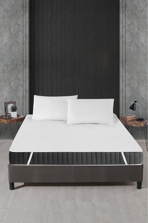 Alez Pamuklu Dört Köşe Lastik Yatak Koruyucu 100*200 cm