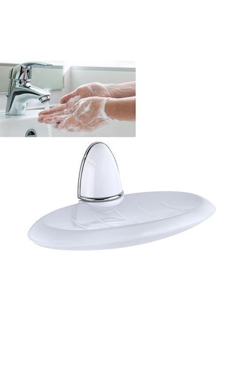 BUFFER® Lüks Milenyum Sabunluk Dekoratif Beyaz Sabun Tutucu Stand