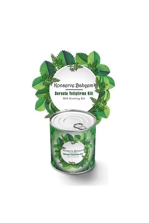 BUFFER® Konserve Bahçem Evde Konservede Dereotu Yetiştirme Kiti Aparatı