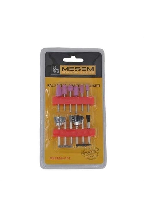 BUFFER® 12li Kalıpçı Taşlama Uçları Seti Tel Fırça Gravür Uçları Seti