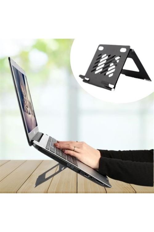 Buffer®  Ayarlanabilir Metal Dizüstü Destek Tabanı Katlanabilir Taşınabilir Laptop Sehpası Standı