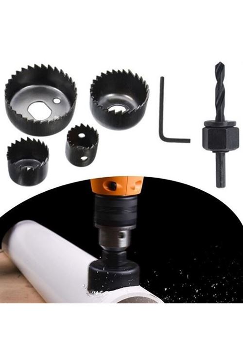 BUFFER® 6 Parça Demir Ahşap Alçıpan Delme Buat Açma Seti